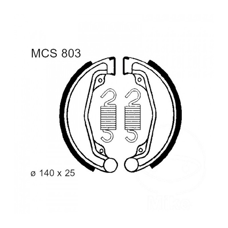 Machoires de Frein avec Ressorts TRW - MCS803