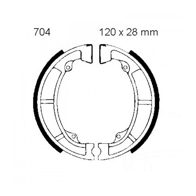 Machoires de Frein EBC avec Ressorts - K704