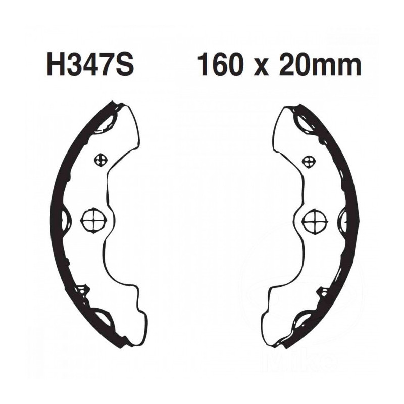 Machoires de Frein EBC avec Ressorts - H347S