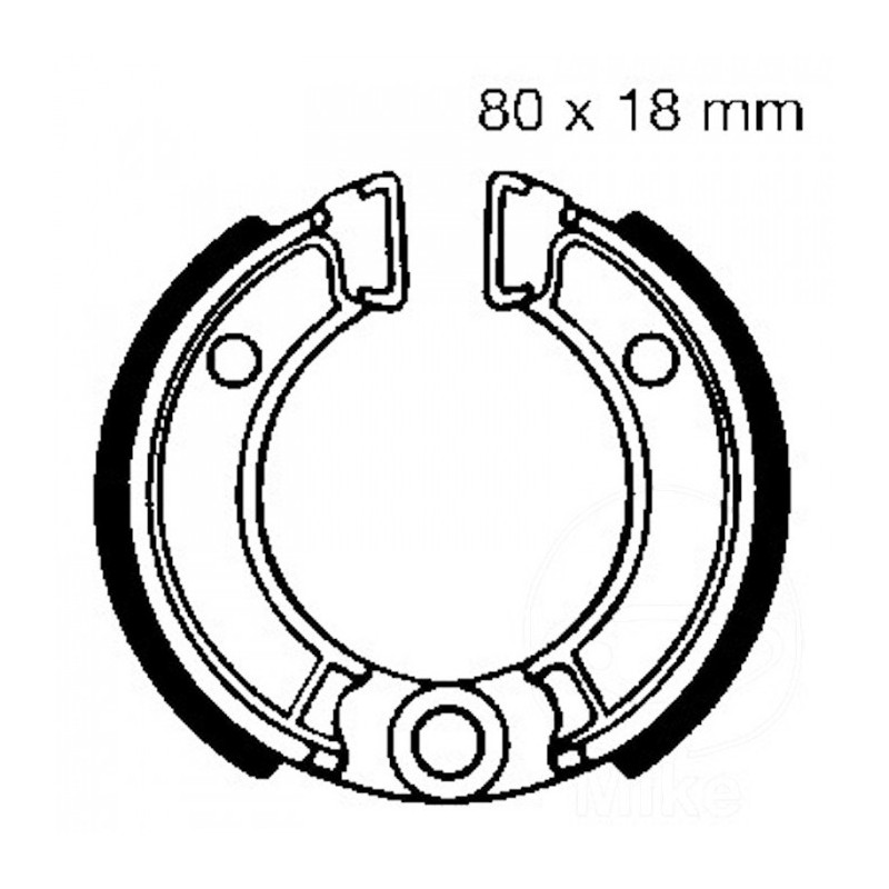 Machoires de Frein EBC avec Ressorts - H301