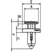 Rivets plastique Tourmax RVT-PP02 - Pack x 10