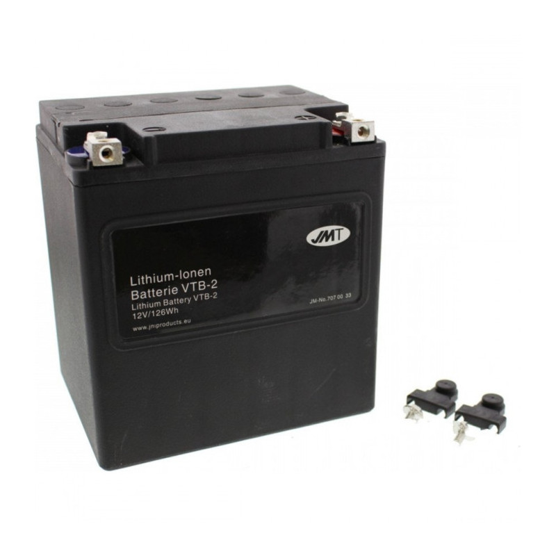 Batterie moto Lithium VTB-2 V-Twin JMT