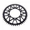 Couronne Moto Alu 48 Dents PAS 520 Noir JT Sprockets - JTA2020.48BLK