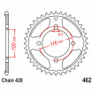 Couronne Moto Acier 51 Dents PAS 428 JT Sprockets - JTR462.51