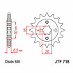 Pignon Moto Acier 12 Dents PAS 520 JT Sprockets - JTF718.12