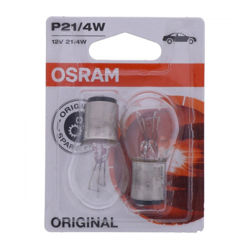 Ampoule 12V21/4W BAZ15D Osram