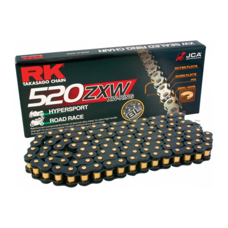 Chaîne de Transmission RK ZXW 520 Noir 112 Maillons