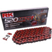 Chaîne de transmission RK MXZ5 520 Rouge 112 Maillons