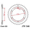 Kit chaine JMT 525 X2 HONDA 800 VFR F INTERCEPTOR VTEC ABS 14-