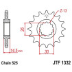 Kit chaine JMT 525 X2 HONDA 800 VFR F INTERCEPTOR VTEC ABS 14-