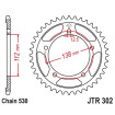 Kit chaine RK 530 ZXW HONDA  CBF1000F / FA ABS 2011-