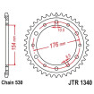 Kit chaine DID 530 ZVMX HONDA 800 VFR X CROSSRUNNER 11-12