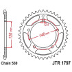 Kit chaine JMT 530 X2 SUZUKI  GSX1400 01-