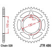 Kit chaine JT 520 X1R3 KAWASAKI  GPZ500S EX500D, E 94 supérieur à