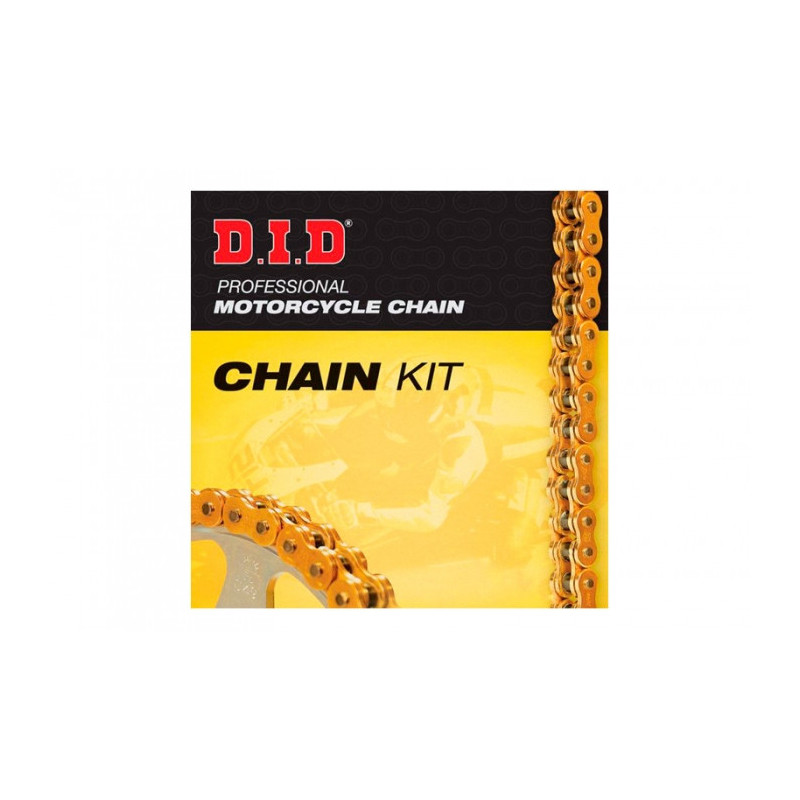 Kit chaine DID 428 VX HONDA 125 CBF 09-16