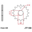 Kit chaine DID 428 VX YAMAHA  TDR125 4GW/4FU/4GX/5AN 93-97