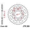 Kit chaine DID 428 VX DAELIM  VC 125 95-99