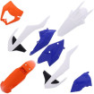 Kit Plastiques Complet Vintage Moto MX Polisport Orange/Blanc/Noir/Bleu KTM EXC /-F 250à500 17-19