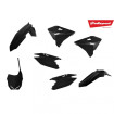 Kit Plastiques Complet Moto MX Polisport Noir Restylage 22' Suzuki RM 125 01-12