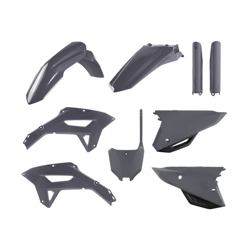 Kit Plastiques Complet Moto MX Polisport Gris-N Honda CRF 450 RX 21-22