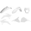 Kit Plastiques Complet Moto MX Polisport Blanc Restyle 19' KTM EXC 125 14-16