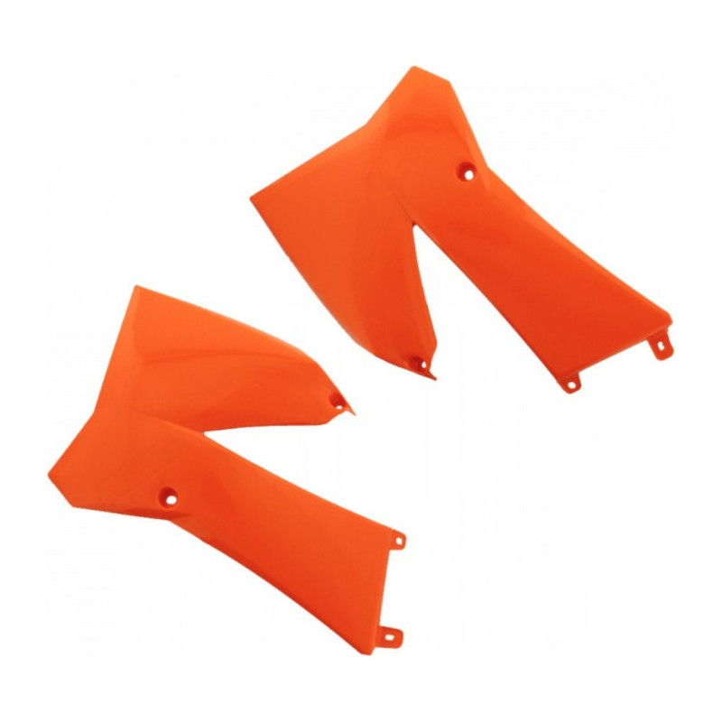 Kit Ouïes Radiateur Moto MX Polisport Orange KTM SX 85 17/14 Pouces 09-12