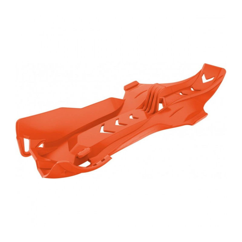 Sabot Moteur Etendu Moto MX Polisport Fortress Orange K16 KTM SX/ Husqvarna TC 250 06-16