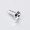 Vis à tête bombée en Inox Poli M4 x 12mm 0.5mm