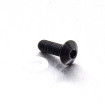 Vis à tête bombée en Inox Poli M4 x 12mm 0.5mm