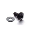 Vis à tête bombée en Inox Poli M5 x 16mm 0.8mm