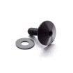 Vis à tête bombée en Inox Poli M5 x 16mm 0.8mm XL