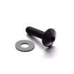 Vis à tête bombée en Inox Poli M5 x 20mm 0.8mm