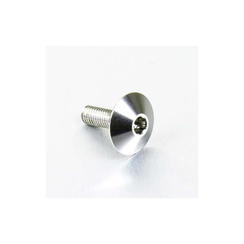 Vis à tête bombée en Inox Poli M6 x 16mm 1.00mm