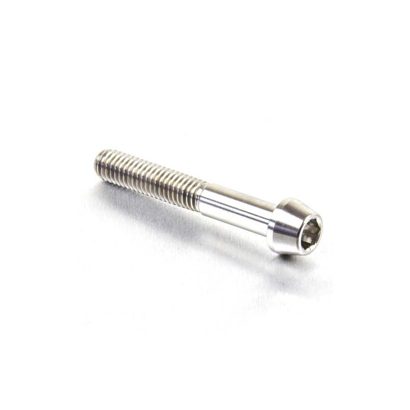 Vis à tête BTR Conique en Inox Poli M6 x 40mm 1.00mm