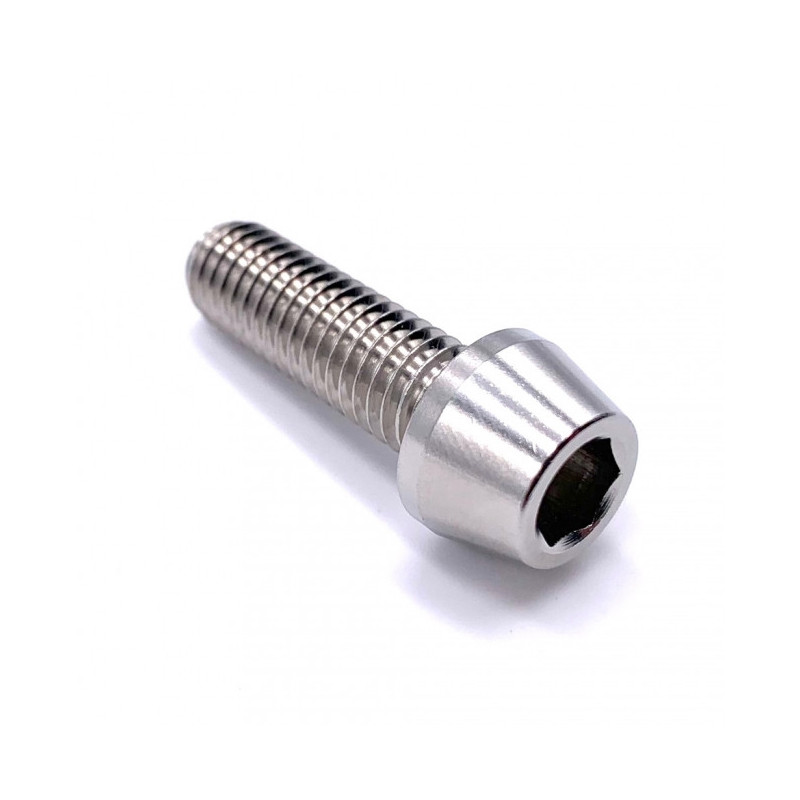 Vis à tête BTR Conique en Inox Poli M8 x 25mm 1.25mm