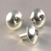 Vis à tête bombée en Aluminium M6 x 10mm (1.00mm)