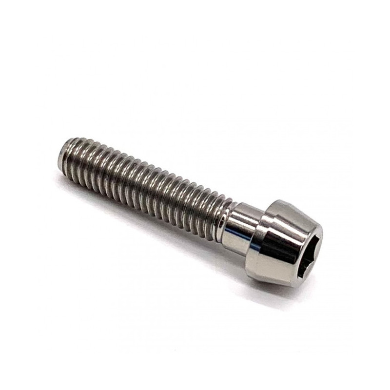 Vis Titane tête BTR conique M6 x (1.00mm) x 30mm