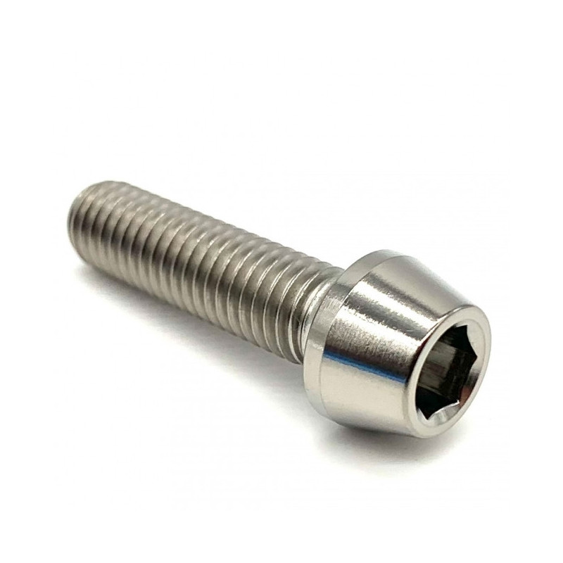 Vis Titane tête BTR conique M8 x (1.25mm) x 30mm