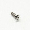 Vis Titane tête Bombée M4 x 0.7mm x 15mm