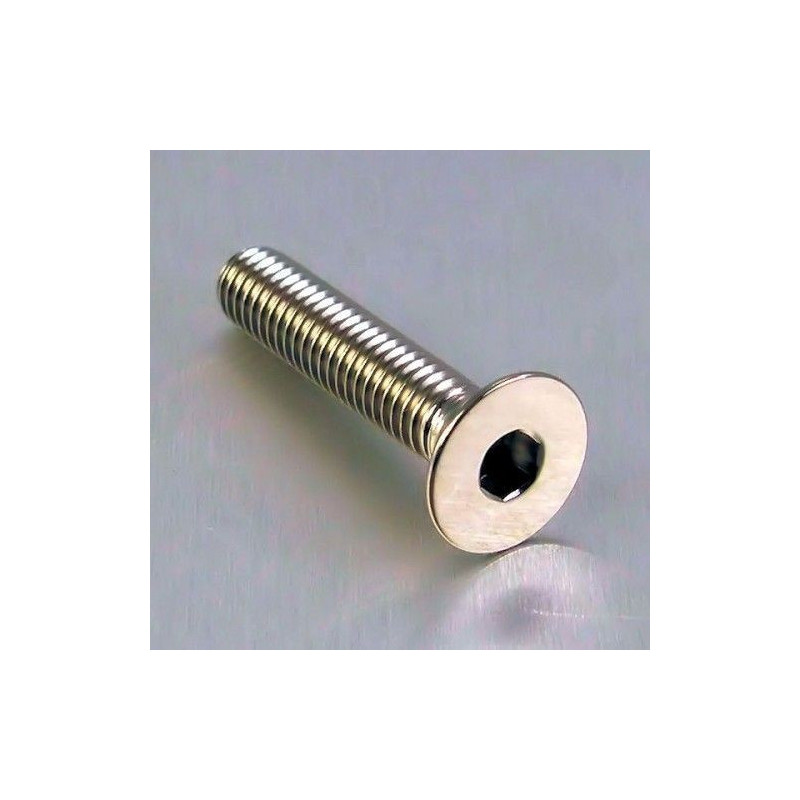 Vis Titane tête Fraisée M6 x 1.00mm x 30mm