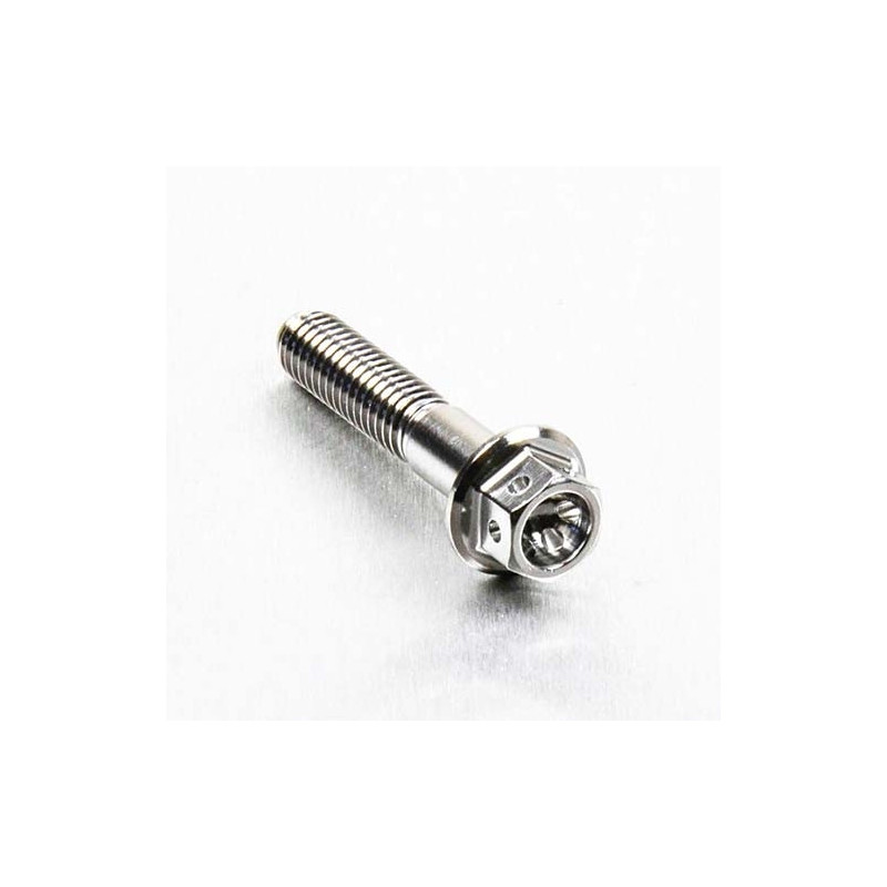 Vis à tête Hexagonale à Bride Race Spec en Inox M6 x 30mm 1.00mm