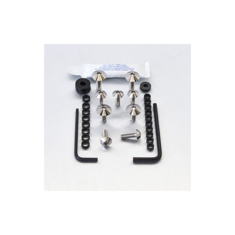 Kit Visserie Carénage en Inox 316 Suzuki GSR600 06+ 9 Pièces