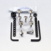 Kit Visserie Carénage en Inox 316 Suzuki GSR600 06+ 9 Pièces