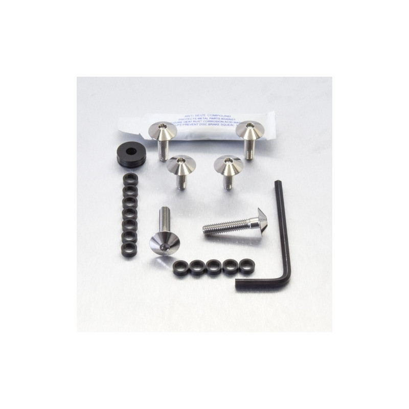 Kit Visserie Carénage en Inox 316 Yamaha FZ6 Fazer S2 07-09 8 Pièces