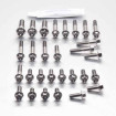 Kit Visserie Moteur en Inox Tête Hex  Kawasaki ER6-N/F 09+31 Pièces