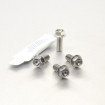 kit Visserie Fixation Reposes Pieds Pilote Inox