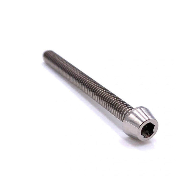 Vis Titane à Tête BTR Conique M4 x 0.7mm x 40mm Complètement Filetée