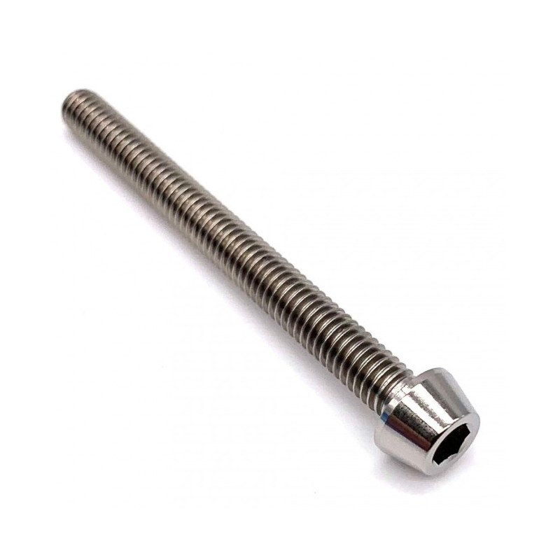 Vis Titane à Tête BTR Conique M5 x 0.8 mm x 40mm Complètement Filetée