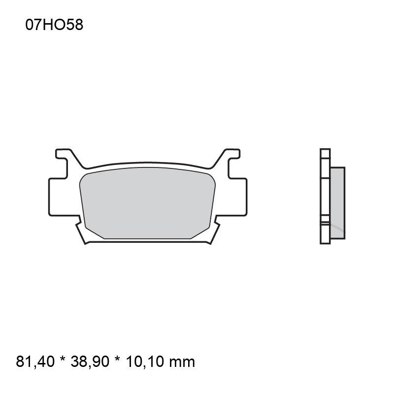 Plaquettes de Frein Moto Sinter SD Brembo - 07HO58SD