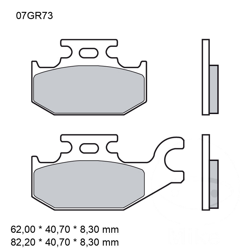 Plaquettes de Frein Moto Sinter SD Brembo - 07GR73SD